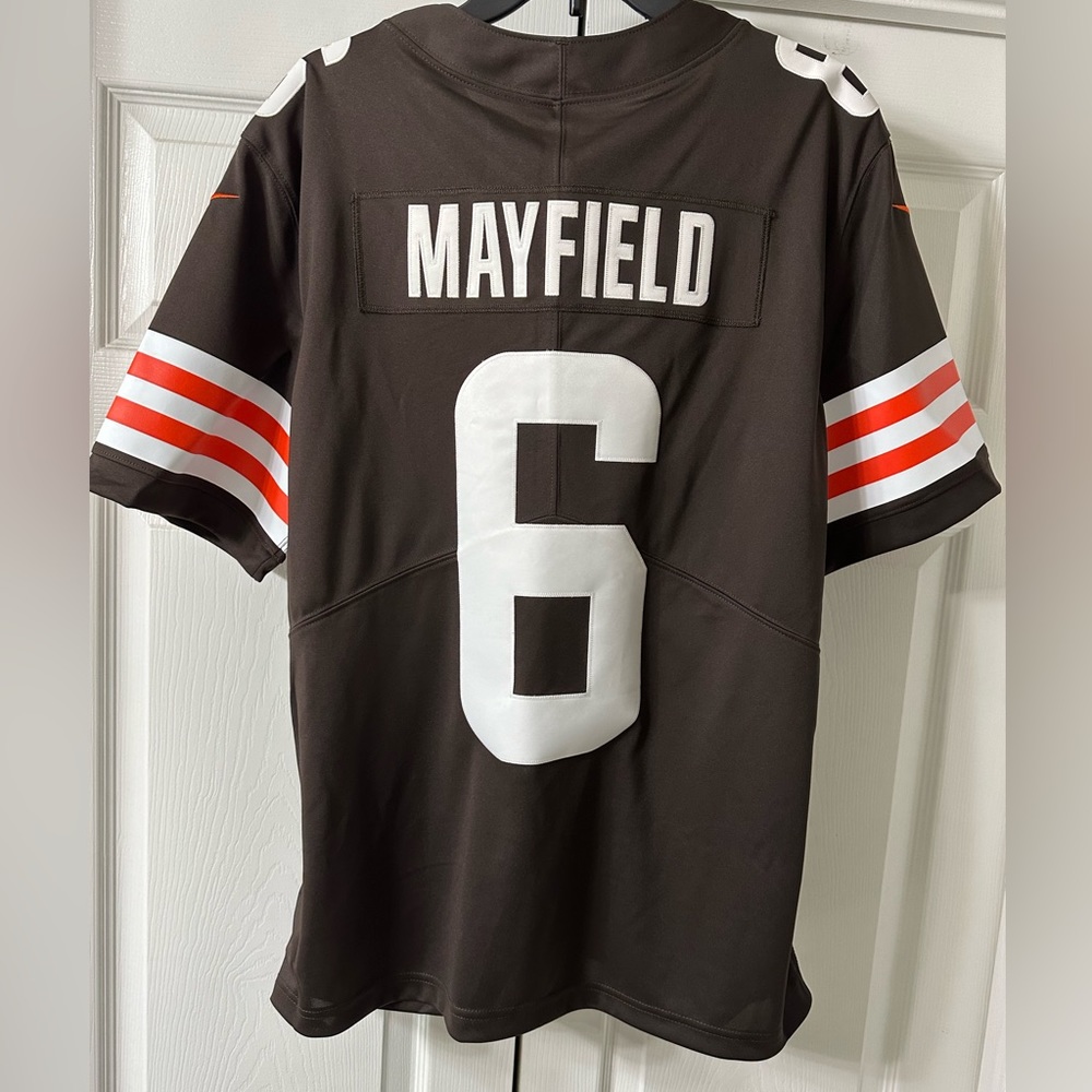 Nike Brown and White Men's Jersey size L